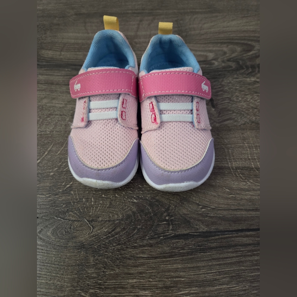 See Kai Run Pink and Purple Kids Sneakers
